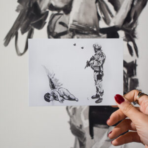 Postkarte - Antony Micallef: Friendly Fire