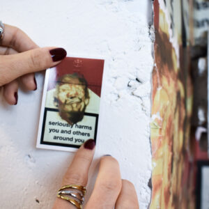Sticker Rechteckig- Antony Micallef: Trump